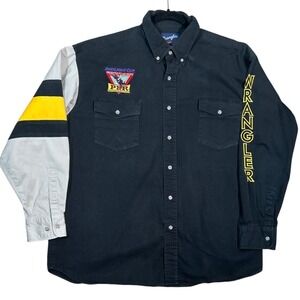 Wrangler Shirt PBR Bud Light Professional Bull Riders Long Sleeve (52" Chest)